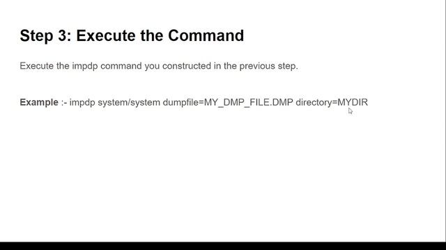 DMP FILE IMPORT INTO ORACLE смотреть онлайн