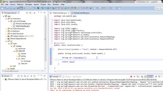 Tutorial Spring (Java Web) - Crear una vista y su controlador смотреть онлайн