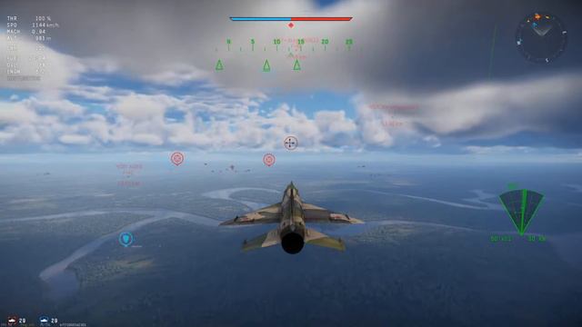 WARTHUNDER MIG21 PFM смотреть онлайн