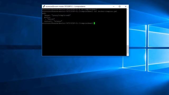 Module 2 3 3 Demo Deploying to a Docker Swarm Cluster смотреть онлайн