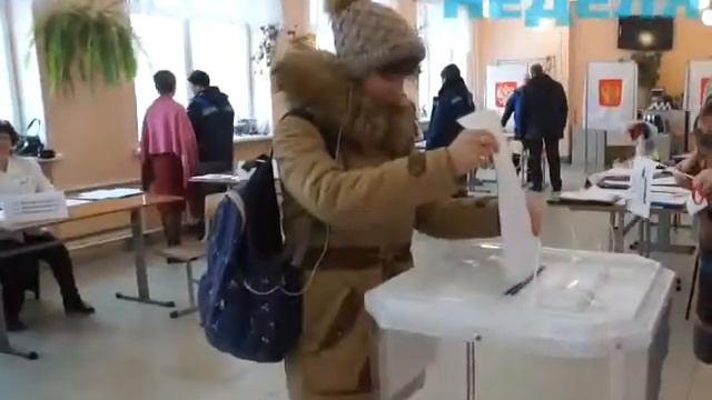 Голосуют самые молодые избиратели г Усть Катава 2018 г смотреть онлайн