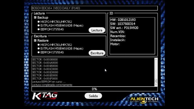 ECU motor Iveco Daily 0281012193 Bosch EDC16C39 .EGR OFF смотреть онлайн