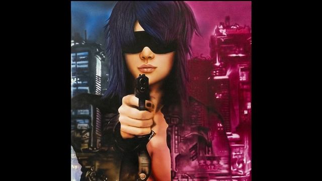 Painting Ghost in the Shell | anime fine art | art vlog смотреть онлайн