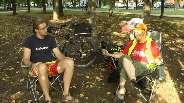 На Соловки на электричках с велоприцепом [Алексей Кузин Ч.1] смотреть онлайн