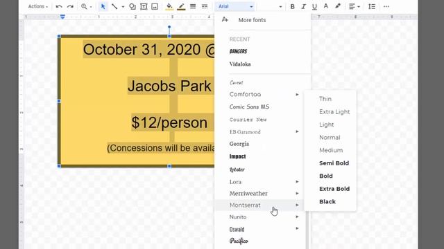 Create a Halloween Concert Flyer in Google Docs смотреть онлайн