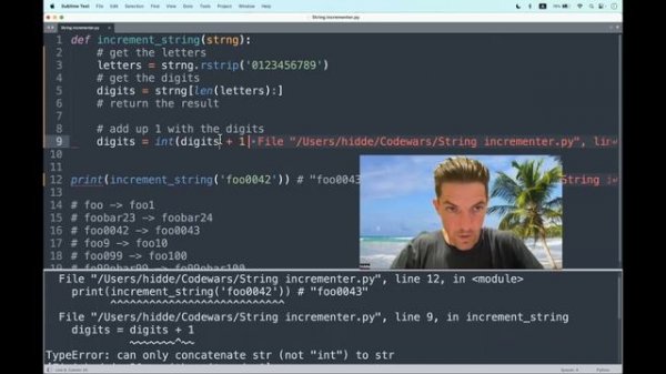 Codewars (Python?) | String incrementer | kyu5