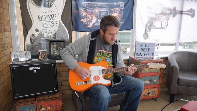 Squier by Fender Affinity Telecaster Competition Orange - Review Demo смотреть онлайн