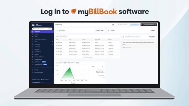Full Tamil Demo - GSTR-1 in JSON Format on myBillBook Software смотреть онлайн