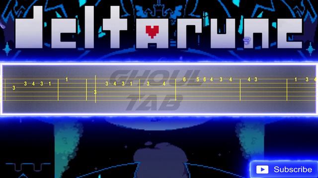 My Castle Town - Deltarune Chapter 2 OST: 03 (Guitar Tab 譜 Tutorial) смотреть онлайн