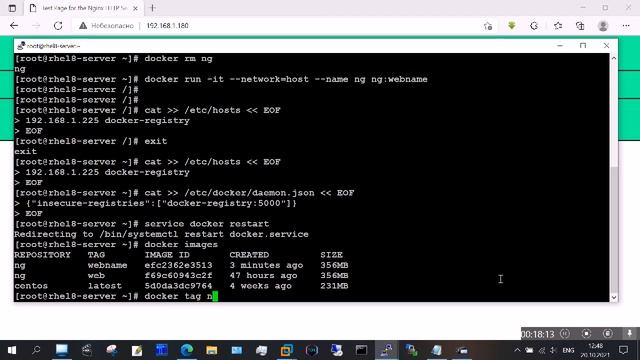 Docker Registry HTTP устанавливаю и проверяю на Linux и Windows смотреть онлайн