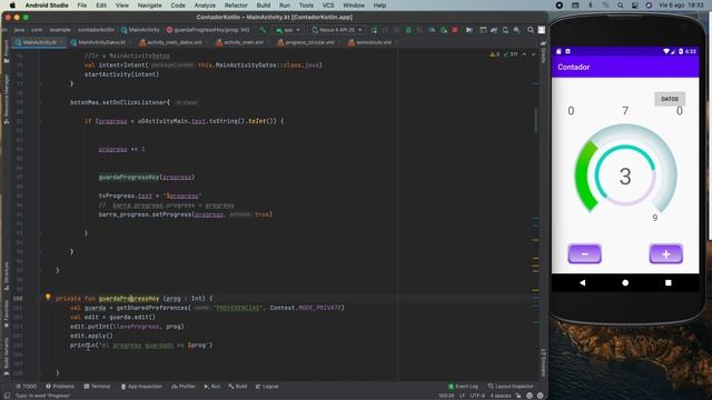 Kotlin.18- Guardar progreso diario смотреть онлайн