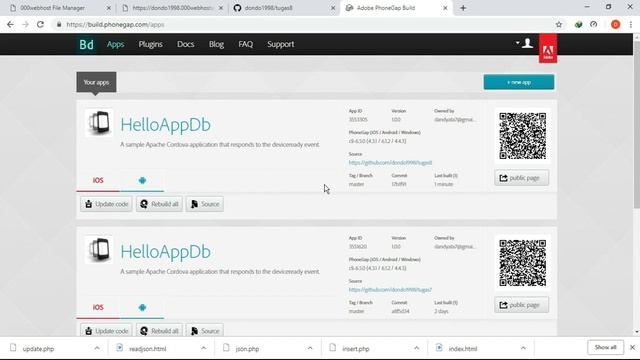 Aplikasi Sederhana Input,Delete,Update PHP,MYSQL,CORDOVA смотреть онлайн