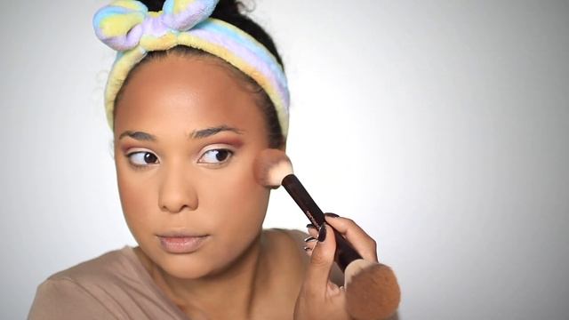 EASY DEER HALLOWEEN MAKEUP | BEAT ON A BUDGET | Ashley Bond Beauty смотреть онлайн