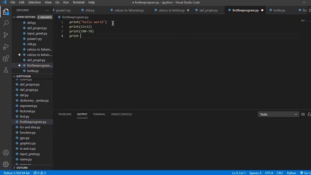 First program in python #python #first смотреть онлайн