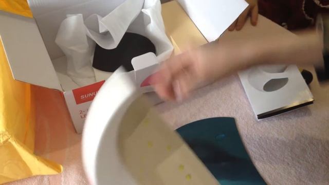 Гибридная лампа Sun2 48W /SUNUV 2-in-1 Led/UV Lamp/ Обзор посылки с AliExpress смотреть онлайн