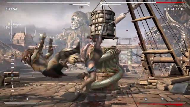 Mortal Kombat XL Kitana 45% combo смотреть онлайн