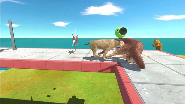 Imagine Being In Zigzag Map With Full of Traps - Animal Revolt Battle Simulator смотреть онлайн