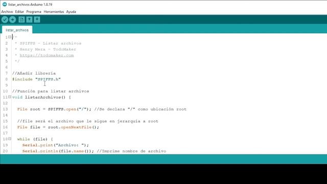 SPIFFS en ESP32 y Arduino IDE | Sube archivos a la memoria del ESP32 смотреть онлайн