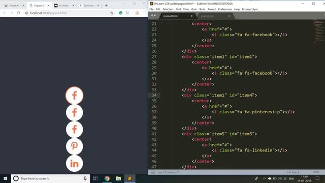 Pop Out Menu JS | CSS Interative Menu | CSS and JS Tutorial 2019 смотреть онлайн