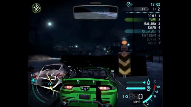 Need for Speed Carbon - Using Kenji's RX7 and new crew Yumi - 4 смотреть онлайн