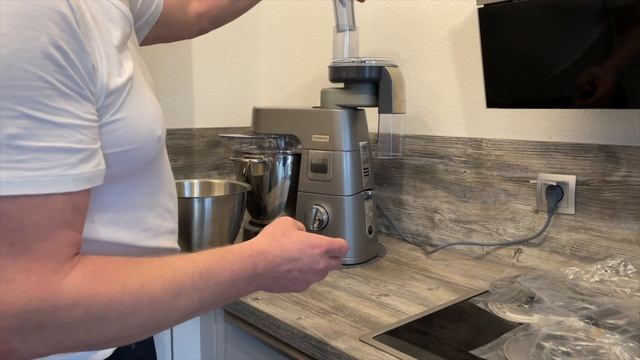 Kenwood Chef Patissier Titanium XL AT340 Schnitzelwerk Mit 7 Verschiedenen Edelstahl Arbeitsscheibe