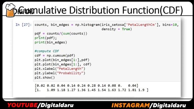 Probability and Statistics for Machine Learning Course in Hindi || Cumulative Distribution Function смотреть онлайн