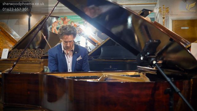 Steinway & Sons Model O Baby Grand Piano Rosewood 108667 Comparison Demonstration | Sherwood Phoeni смотреть онлайн