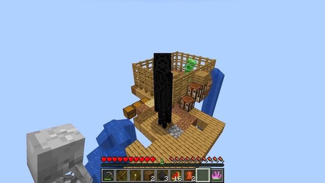 Minecraft But We're MOBS on ONE TINY BLOCK! смотреть онлайн