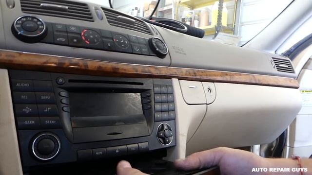 HOW TO REMOVE RADIO ON MERCEDES W211 RADIO REPLACEMENT