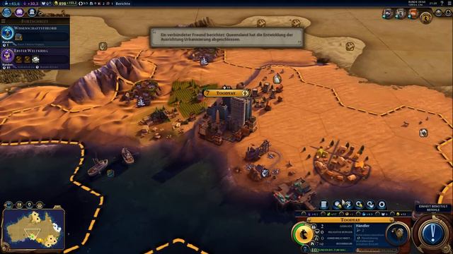Let's Play: Civilization VI | Szenario "Outback-Tycoon" (08) [deutsch] смотреть онлайн