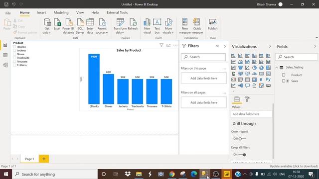 Blank in a Slicer in Power BI смотреть онлайн