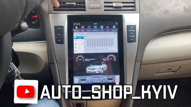 КНОПКИ КЛИМАТА НА РУЛЕ РАБОТАЮТ! Tesla style магнитола Toyota Camry V40 с 4/32 ГБ PX6 Android 9 смотреть онлайн
