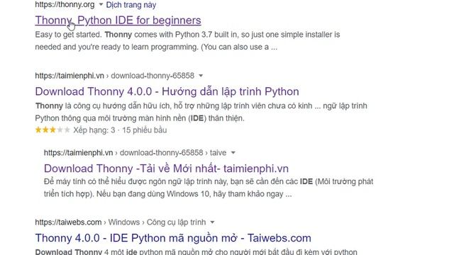 Tin học 10: Hướng dẫn cài Python và Thonny IDE và viết chương trình Python đầu tiên. смотреть онлайн