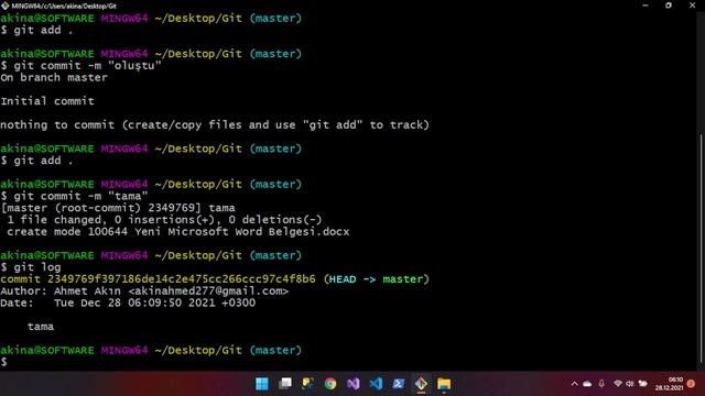 Bilgiseyardaki Tüm Git Dosyalarını Silme. смотреть онлайн