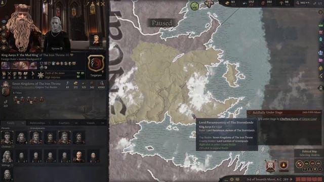 Uniting the Wildlings in Game Of Thrones Crusader Kings 3 Let's Play смотреть онлайн