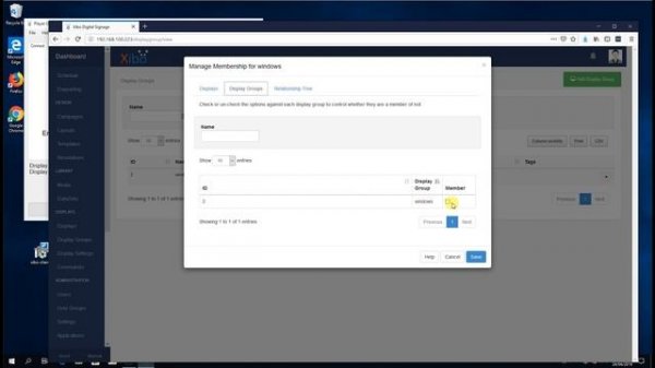 How to install Xibo Windows client and configure Windows client