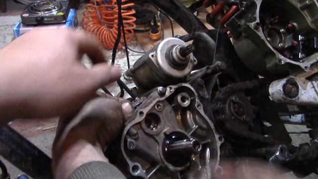 Как выставить ГРМ на 162FMJ или замена нижнего распредвала смотреть онлайн