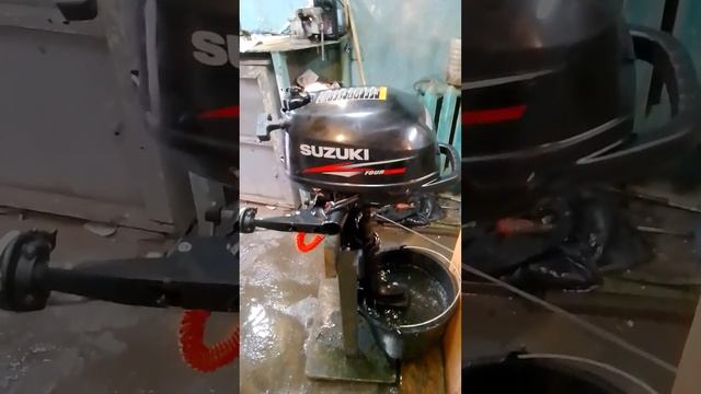 запуск лодочного мотора Сузуки 2,5 4 такта после 10 лет хранения смотреть онлайн