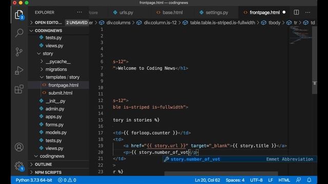 How to build a simple Hacker News clone using Django 3 | Django tutorial смотреть онлайн