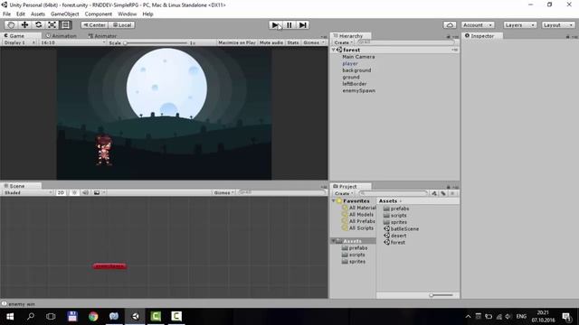 Делаем простую RPG в Unity 5 | #11 смотреть онлайн
