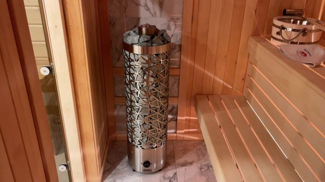 отзыв об электрокаменке РесурсЭлектрокотел 74, ЭКМ 9 кВт Лёд со встроенным пультом + пароиспаритель смотреть онлайн