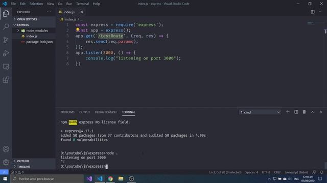 express | web server (Ep. 1) смотреть онлайн