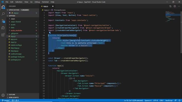 Navegación Mixta (Tab + Drawer) - React Navigation 5 ESPAÑOL смотреть онлайн