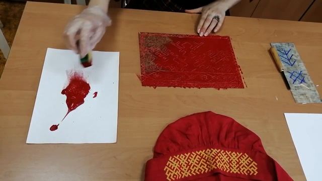 "Знакомство с древними русскими народными образами в технике линогравюры", педагог Пискунова О.В. смотреть онлайн