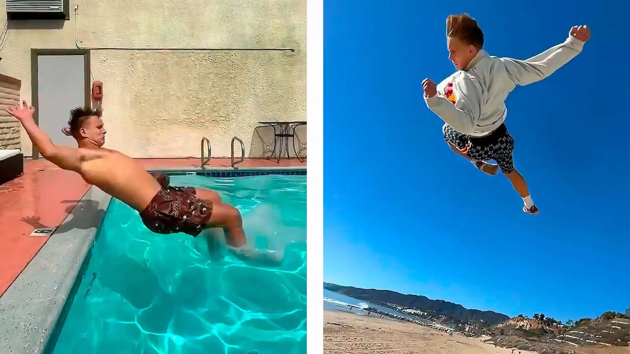 Трюковая Комедия / Лучшие Сальто от Паши Босса / Паркур и Фриран смотреть онлайн