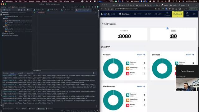 Traefik yordamida docker containerlarni routing qilish смотреть онлайн