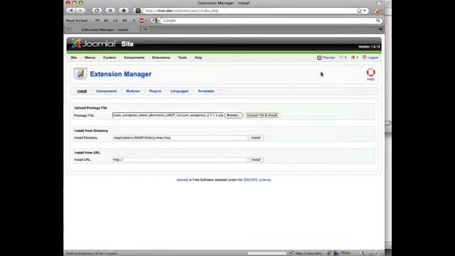 WordPress for Joomla! Installation 2 x HD смотреть онлайн