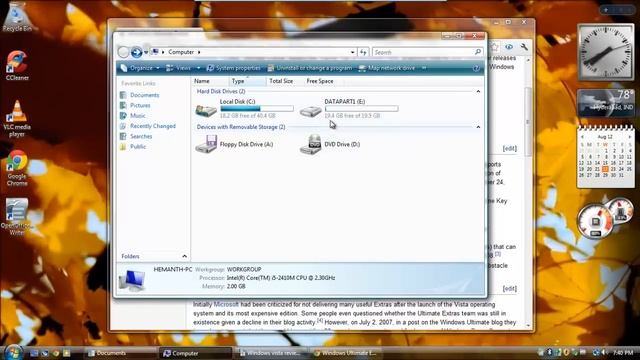 Windows Vista Ultimate - Review HD смотреть онлайн