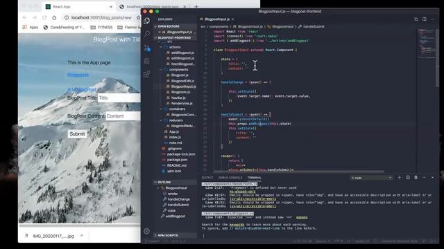 BlogPost (React + Redux FrontEnd/ Ruby BackEnd ). This video was updated. link below. смотреть онлайн