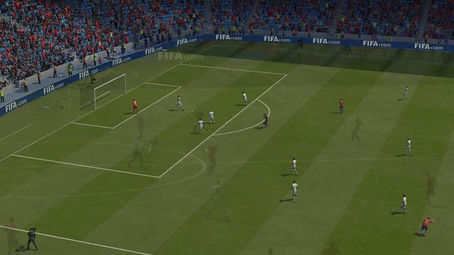 FIFA 16. Гол с центра поля. смотреть онлайн